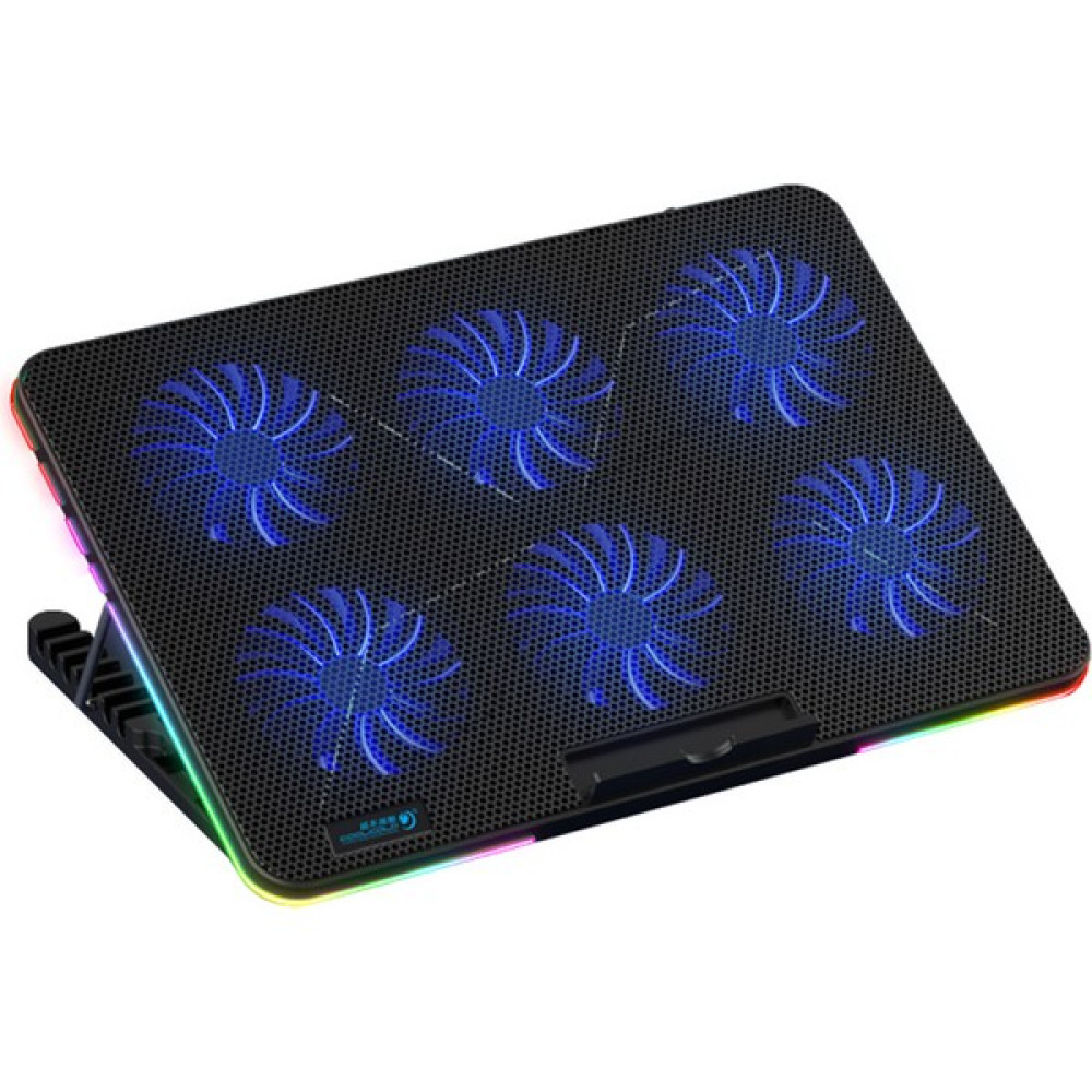 Coolcold F5 Rgb Dizüstü Bilgisayar Soğutucu 6 Fanlı - Siyah Dizüstü Bilgisayar Aksesuarları Fiyatı