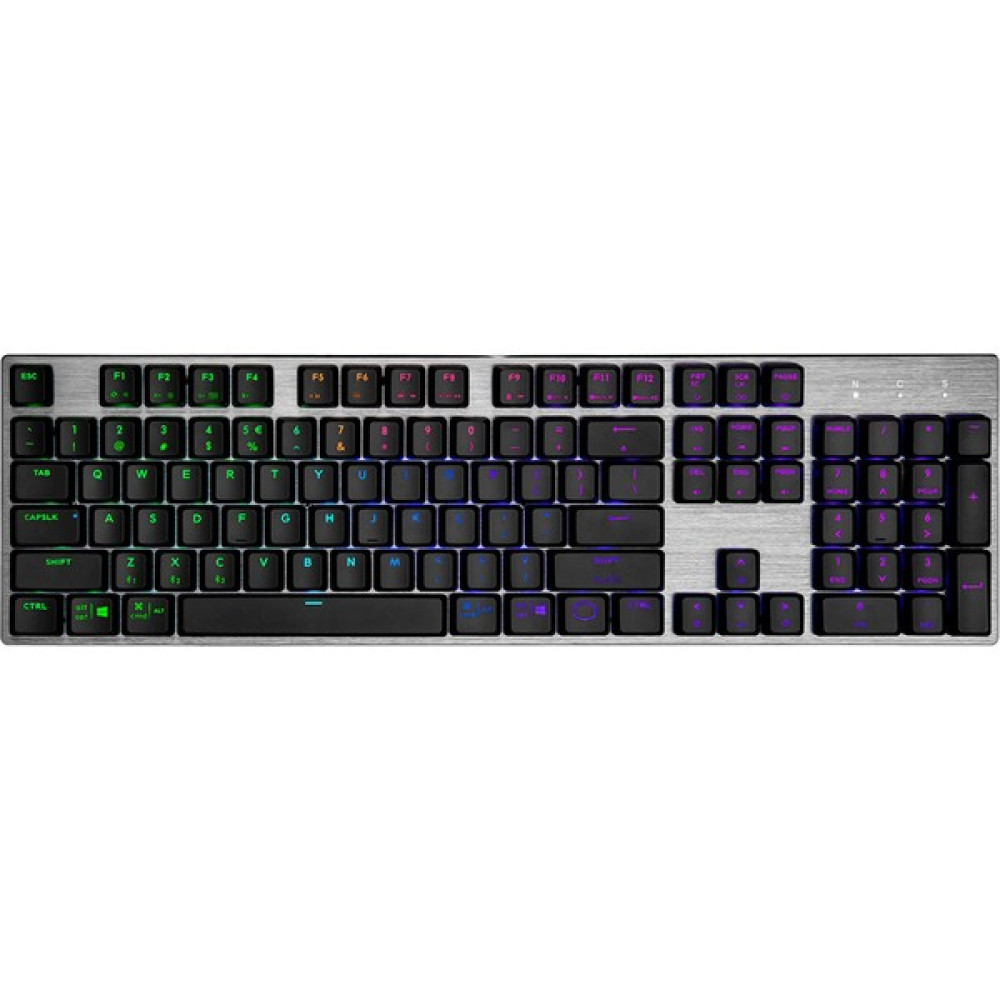 Cooler Master SK653 Blue Switch Low Profile Kablosuz BT Mekanik RGB Oyuncu Klavyesi US - Beyaz Oyuncu Klavyesi Fiyatı