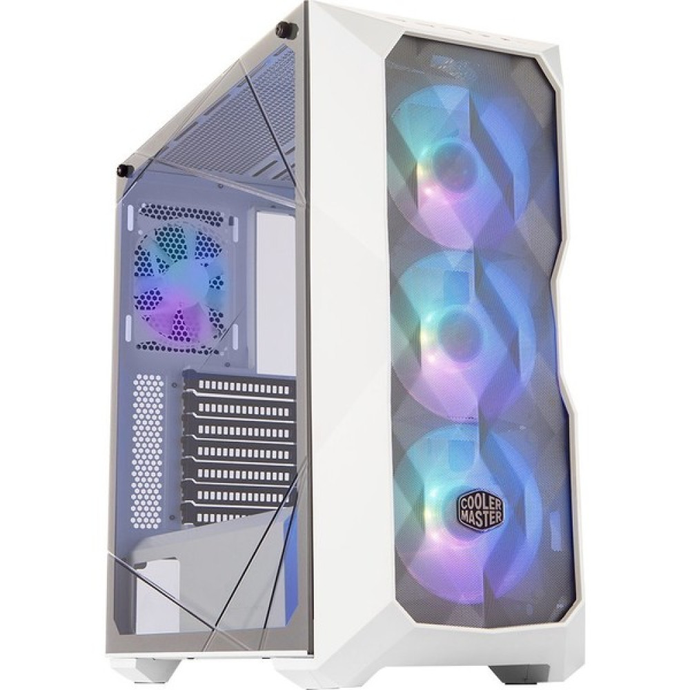 Coolermaster Masterbox TD500 Tg Beyaz 650W 80+ Bronze 4X12CM Argb Fanlı Mesh Ön Panel Pencereli Midtower Kasa PC Kasaları Fiyatı