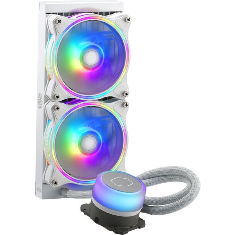 Coolermaster Masterliquid ML240 Beyaz Illusion Argb 2XMF120 Halo Fanlı Işlemci Sıvı Soğutma Kiti MLX-D24M-A18PW-R1 Soğutucular Fiyatı