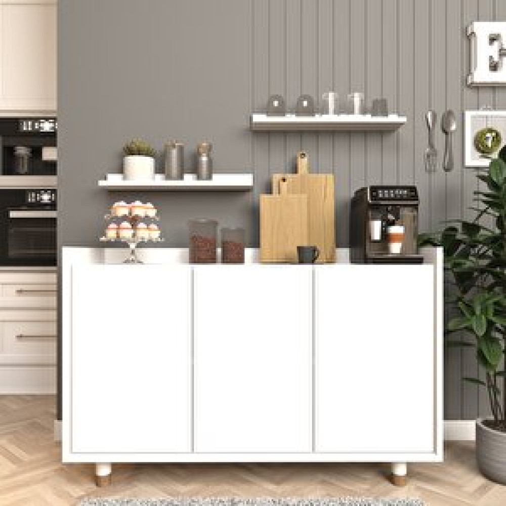 Coolhome Bono Raflı Kahve Köşesi , Çok Amaçlı Konsol Konsol Mobilya Fiyatı