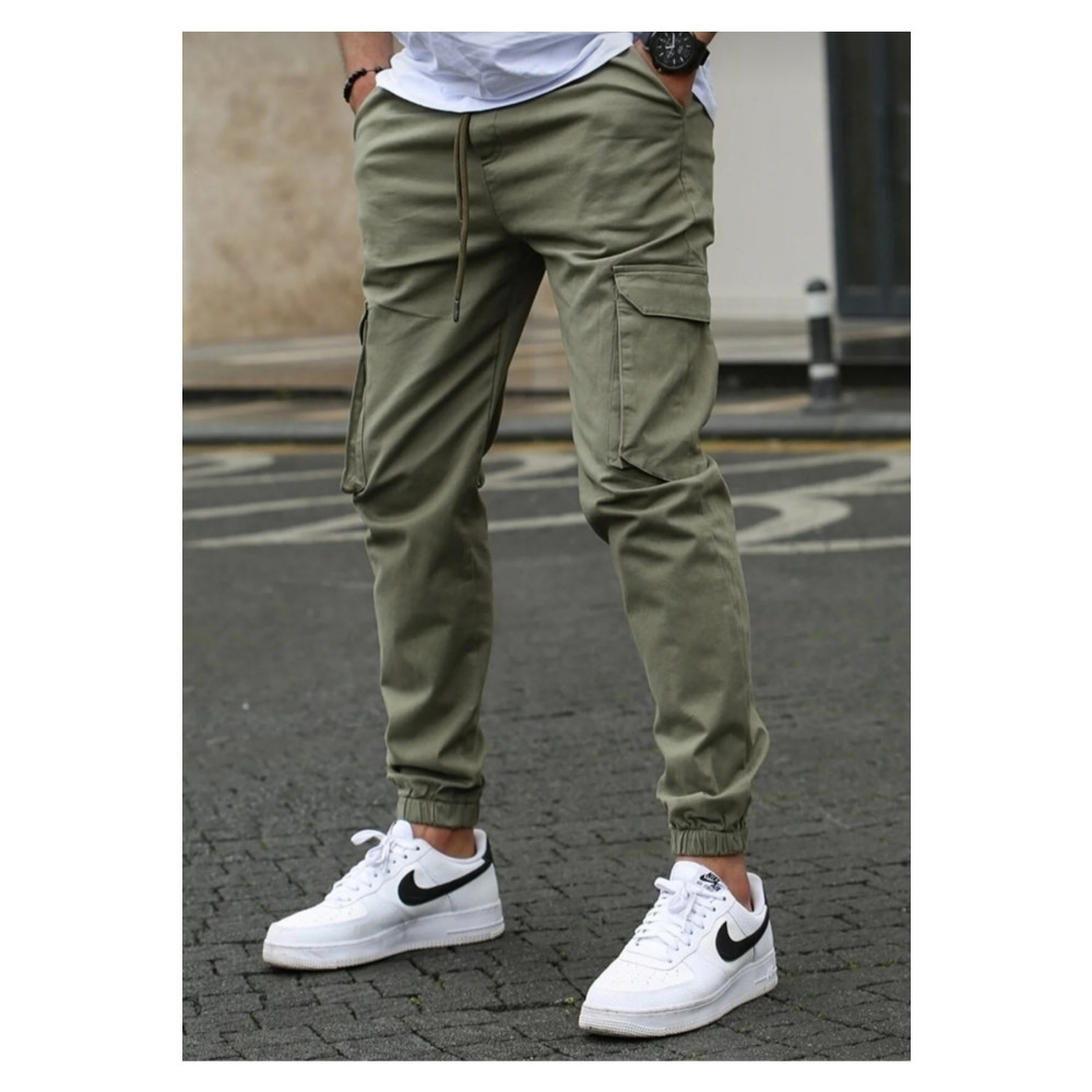 Coolmanx Haki Kargo Cep jogger Pantolon M Beden Kadın Pantolon Fiyatı
