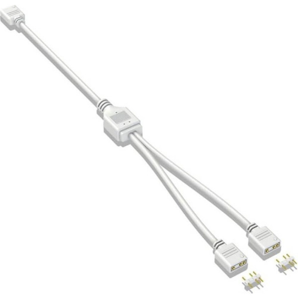 Coolmoon 2 Port 5V 3pin Argb LED Splitter Çoklayıcı Kablo, Uzatma Kablosu (1 Dişi To 2 Dişi) - Beyaz Bilgisayar Çevirici ve Adaptörü Fiyatı