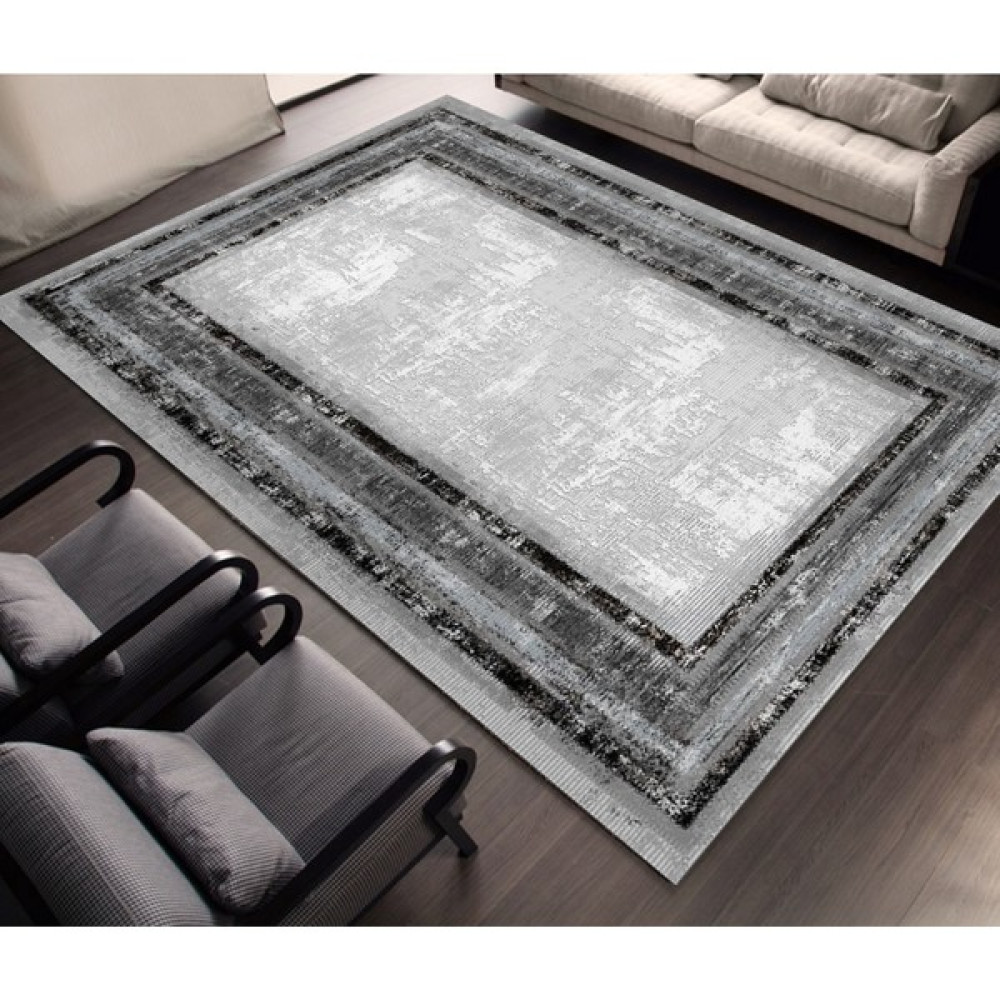 Coperta Home 6m² Süngerli Lastikli Halı Örtüsü - Gri - Siyah - 200 x 300 cm Salon & Oturma Odası Tekstili Fiyatı