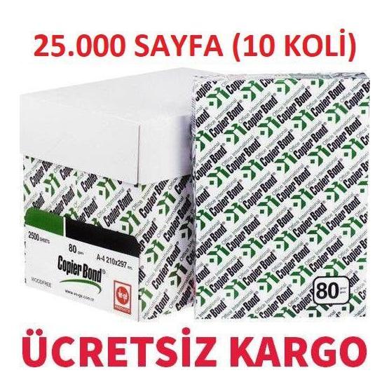 Copier Bond A4 80 gr 50x500 Yaprak Fotokopi Kağıdı