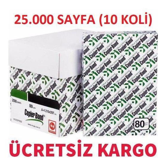 Copier Bond A4 80 gr 50x500 Yaprak Fotokopi Kağıdı