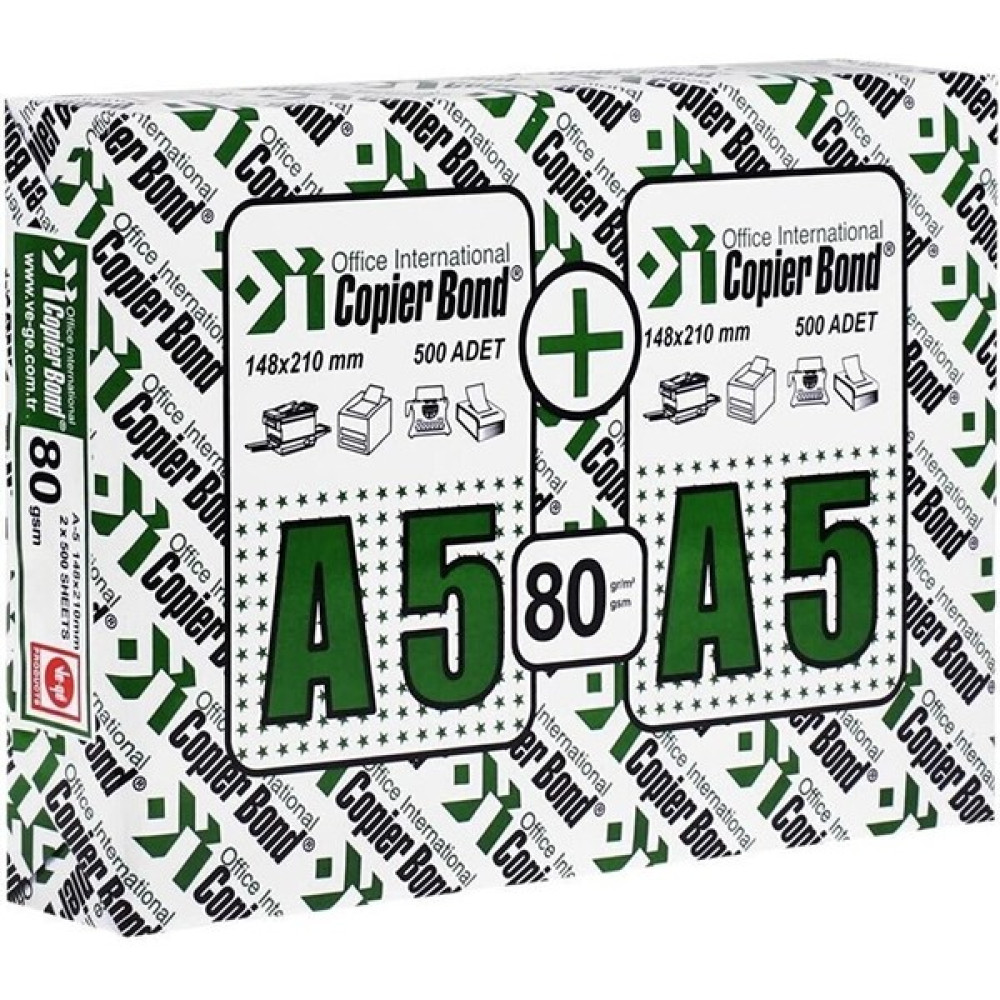 Copier Bond A5 Fotokopi - Beyaz Fotokopi Kağıdı Fiyatı