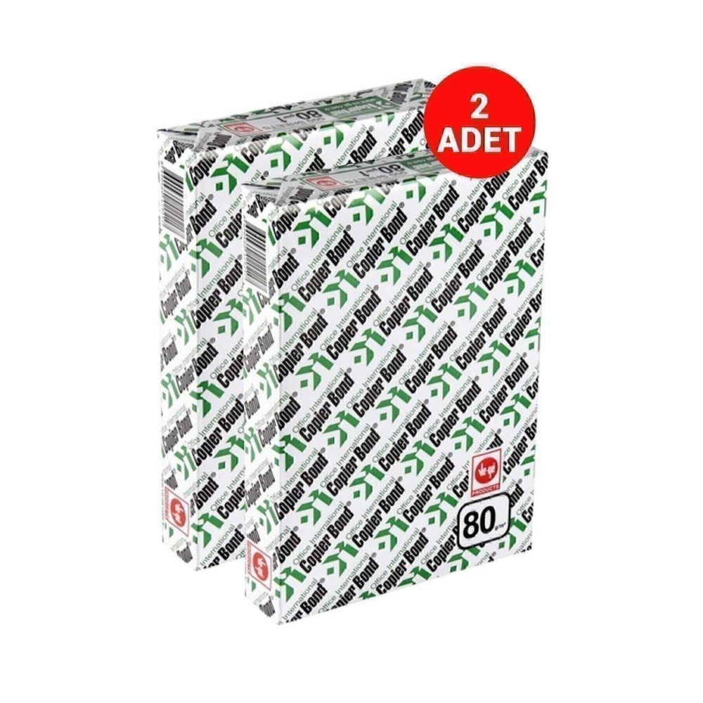 Copier bond Copier Bond A4 Fotokopi Kağıt 80gr - 2 Paket 1000 Sayfa Fotokopi Kağıdı Fiyatı