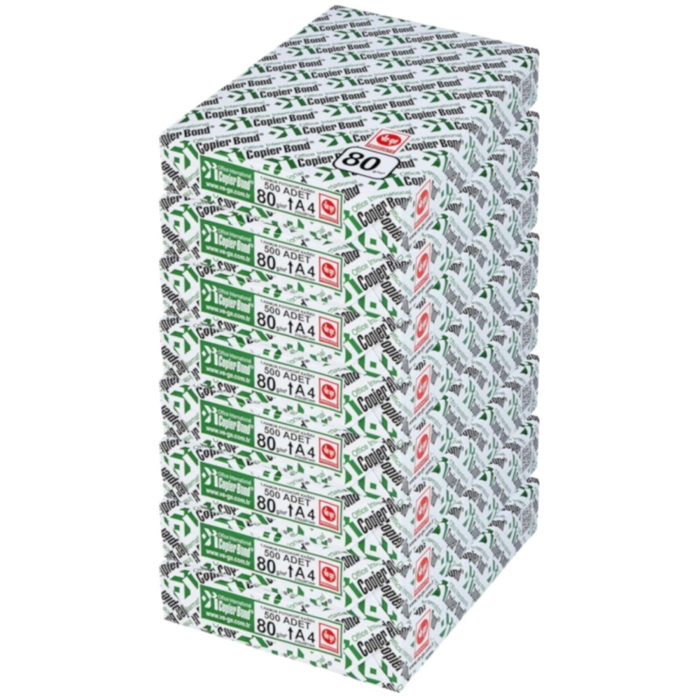 Copier bond Copier Bond (ve-ge) A4 80gr/m2 Fotokopi Kağıdı 4000 Adet (8pk*500) Fotokopi Kağıdı Fiyatı