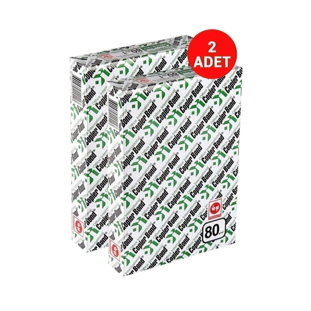 Copier bond Copierbond A4 Fotokopi Kağıt 80gr - 2 Paket 1000 Sayfa Fotokopi Kağıdı Fiyatı