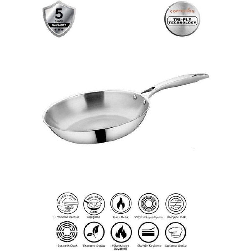 Copperson 3 Ply Inox 28 cm Tava Tavalar Fiyatı