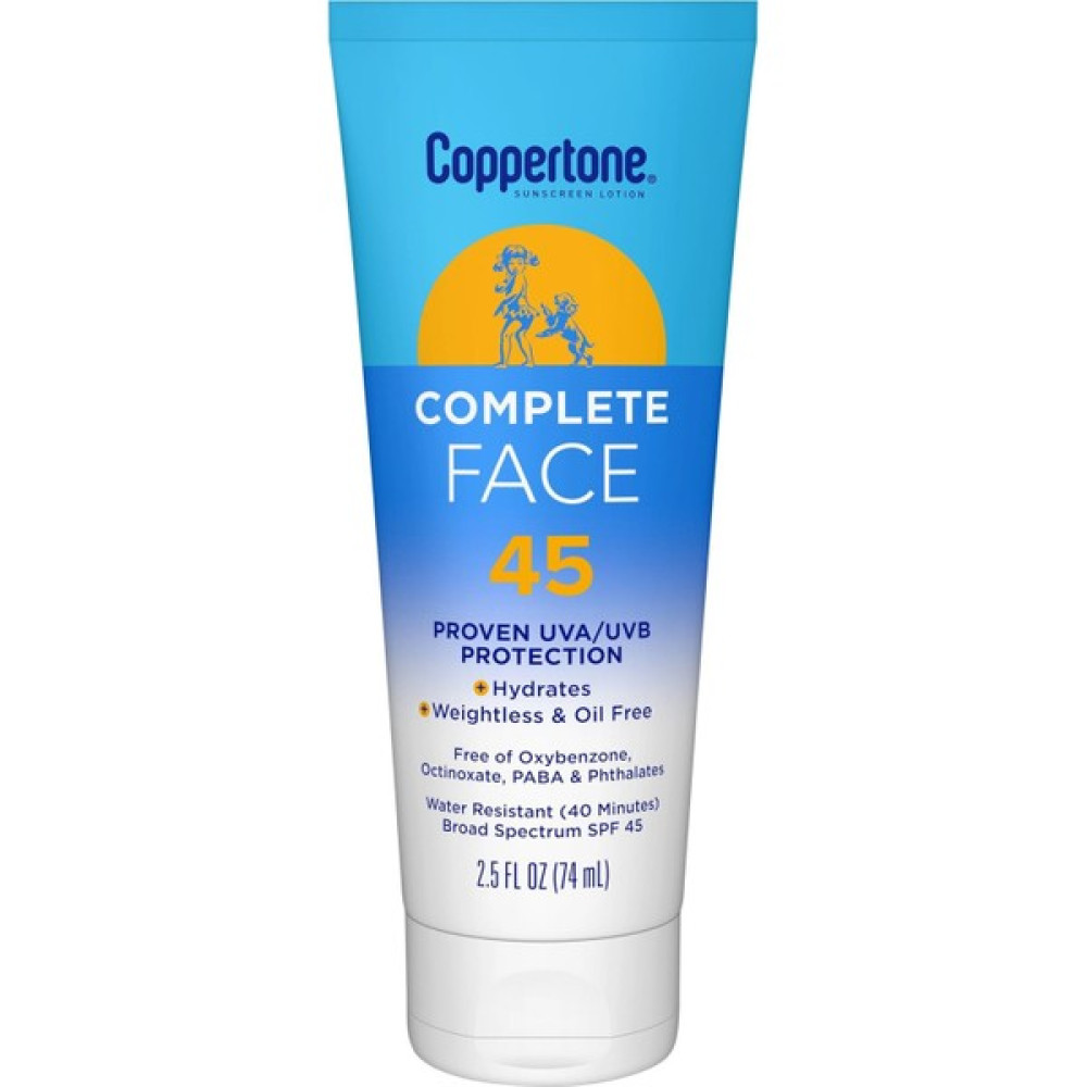 Coppertone Complete Yağsız Yüz Için SPF45 Güneş Koruyucu Losyon 74ML Güneş Kremleri ve Losyonları Fiyatı