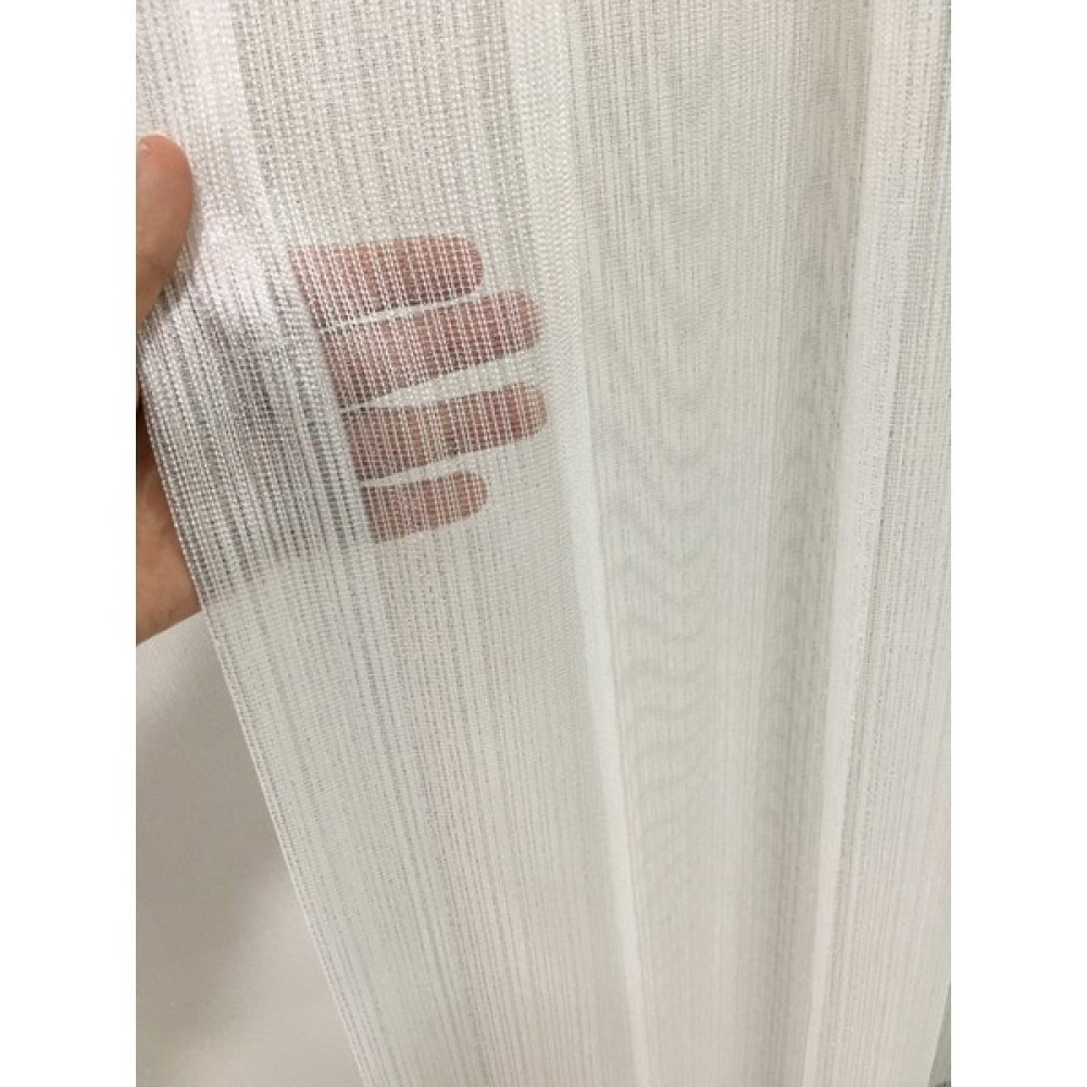 Çopurlar Perde Gümüş Simli Parlak Zemin Ağır Gramajlı Tül Perde 1e2,5 Pile - Ekru - Gümüş - 100 x 270 cm Tül Perde Fiyatı
