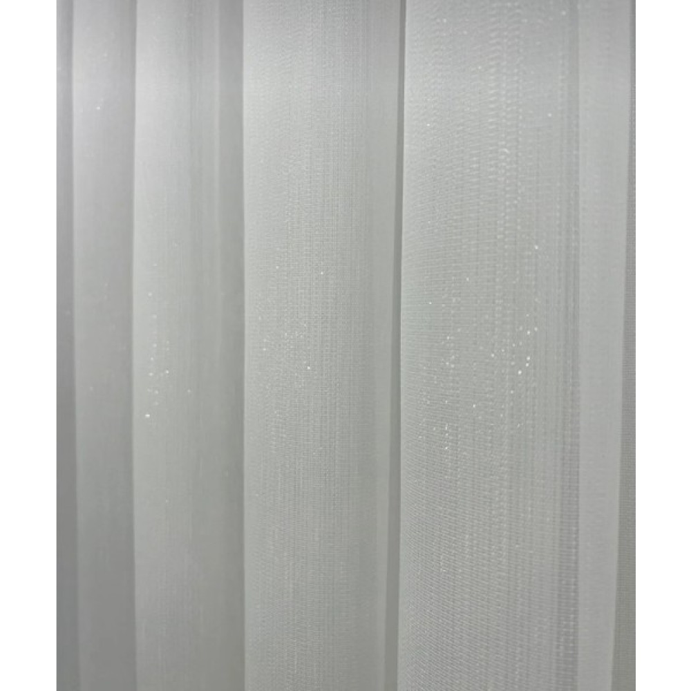 Çopurlar Perde Lüx Simli Bambu Dökümlü Tül Perde 1e3 Sık Pile Dikim - 275 x 260 cm - Ekru Tül Perde Fiyatı