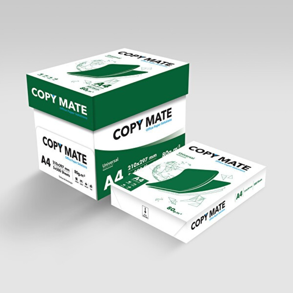 Copy Mate Green Fotokopi Kağıdı 80 Gr 1 Koli 5 Paket 2500 Sayfa Fotokopi Kağıdı Fiyatı