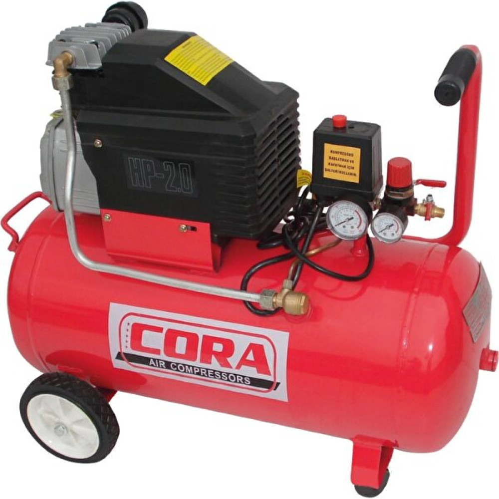 Cora 50LT 2hp 8 Bar Cora Kompresör Hava Kompresörü Fiyatı