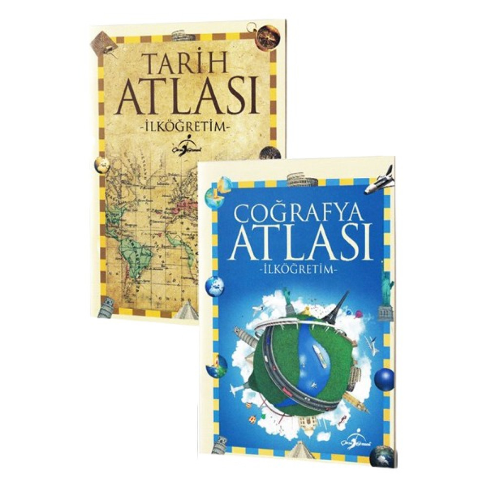 Coral Dağıtım Coğrafya Atlası - Tarih Atlası 2 Kitap Set Coğrafya Fiyatı