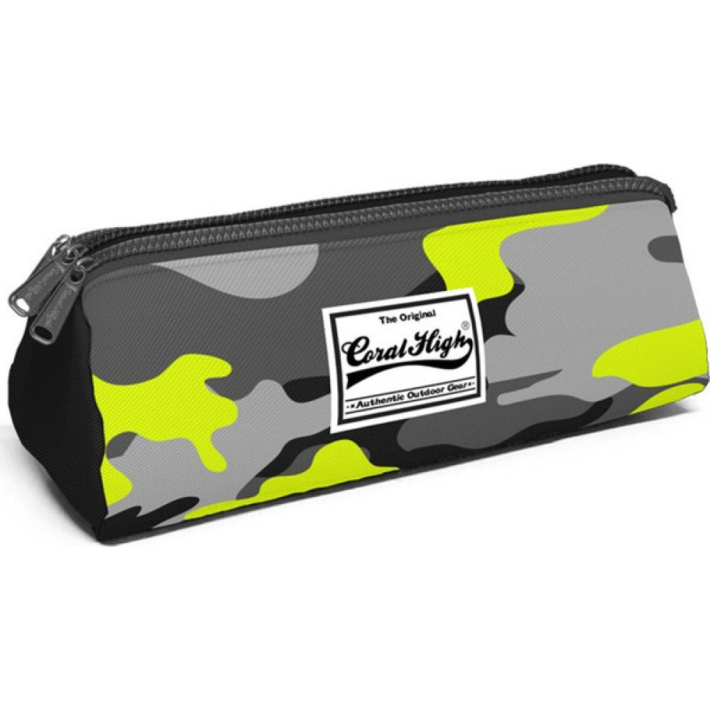 Coral High 22217 Unisex Üç Bölmeli Kamuflaj Kalemlik Kalemlik (Kalem Kutusu) Fiyatı