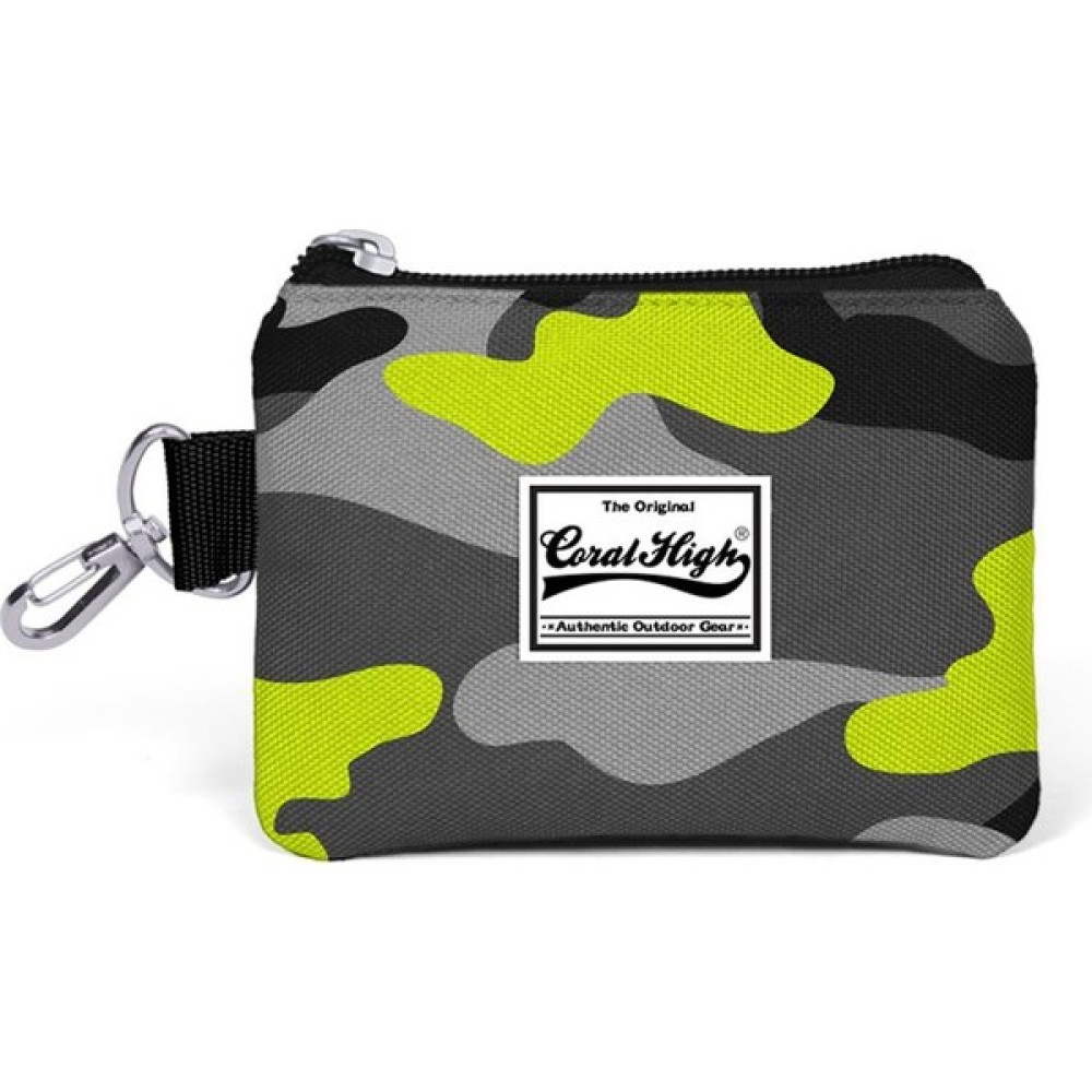 Coral High Kids Gri Kamuflaj Desenli Bozuk Para Çantası 21742 Unisex Cüzdan Fiyatı