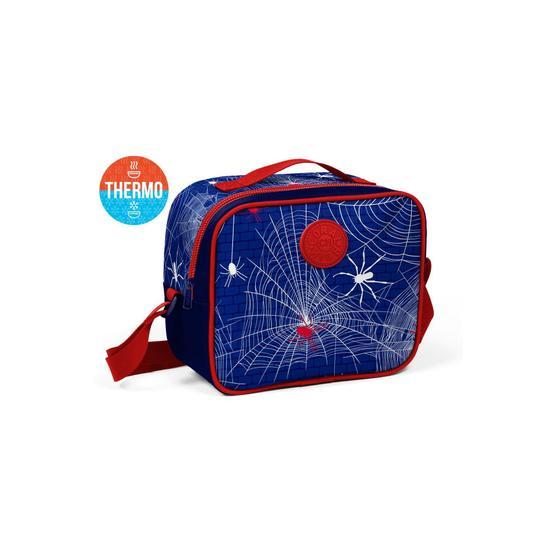 Coral High Kids Lacivert Örümcek Desenli Thermo Beslenme Çantası