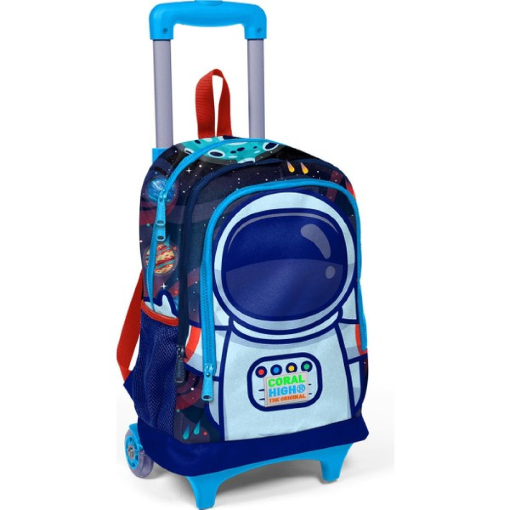 Coral High Kids Sax Işıklı Tekerlekli Iki Bölmeli Çekçekli Sırt Çantası 23923 Okul Çantası Fiyatı