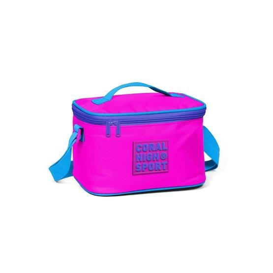 Coral High Sport Pembe Mavi Thermo Beslenme Çantası