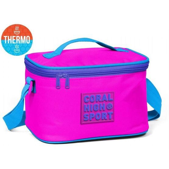 Coral High Sport Pembe Mavi Thermo Beslenme Çantası