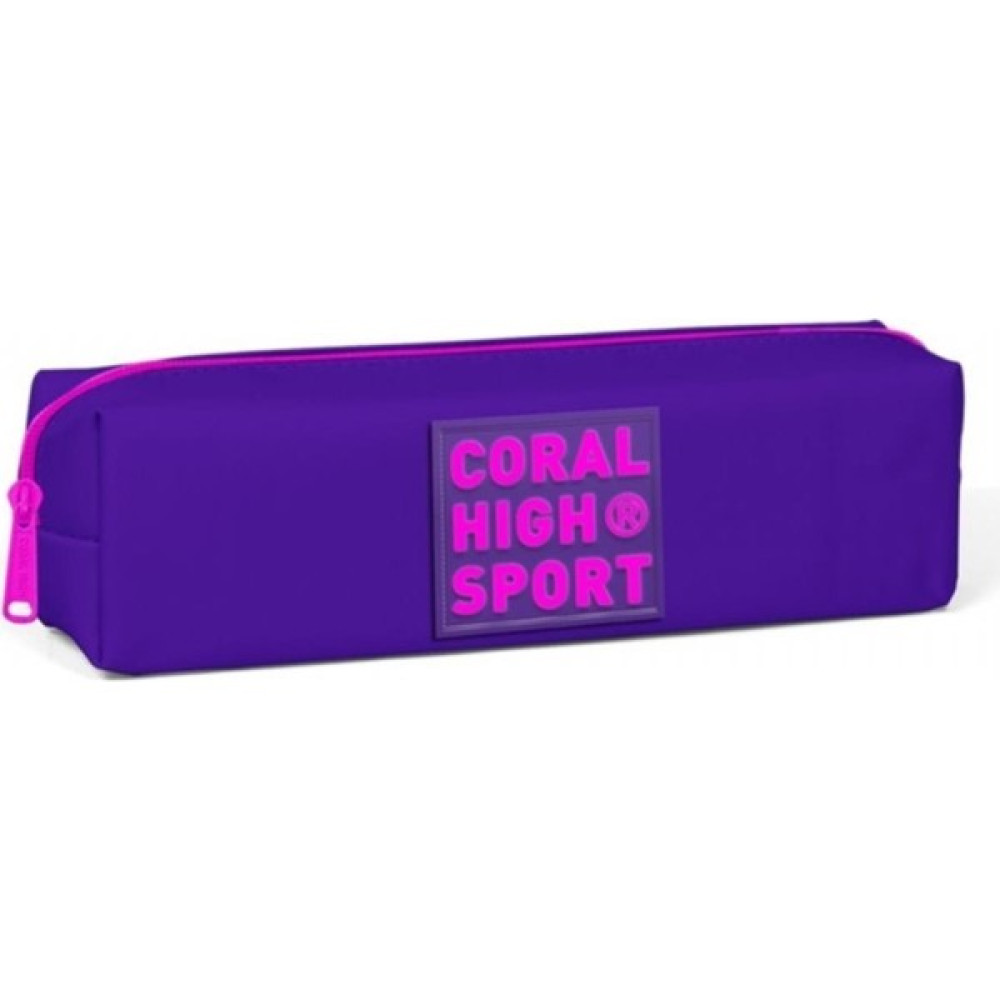 Coral High Sport Tek Bölmeli Mor Kalemlik Kalemlik (Kalem Kutusu) Fiyatı