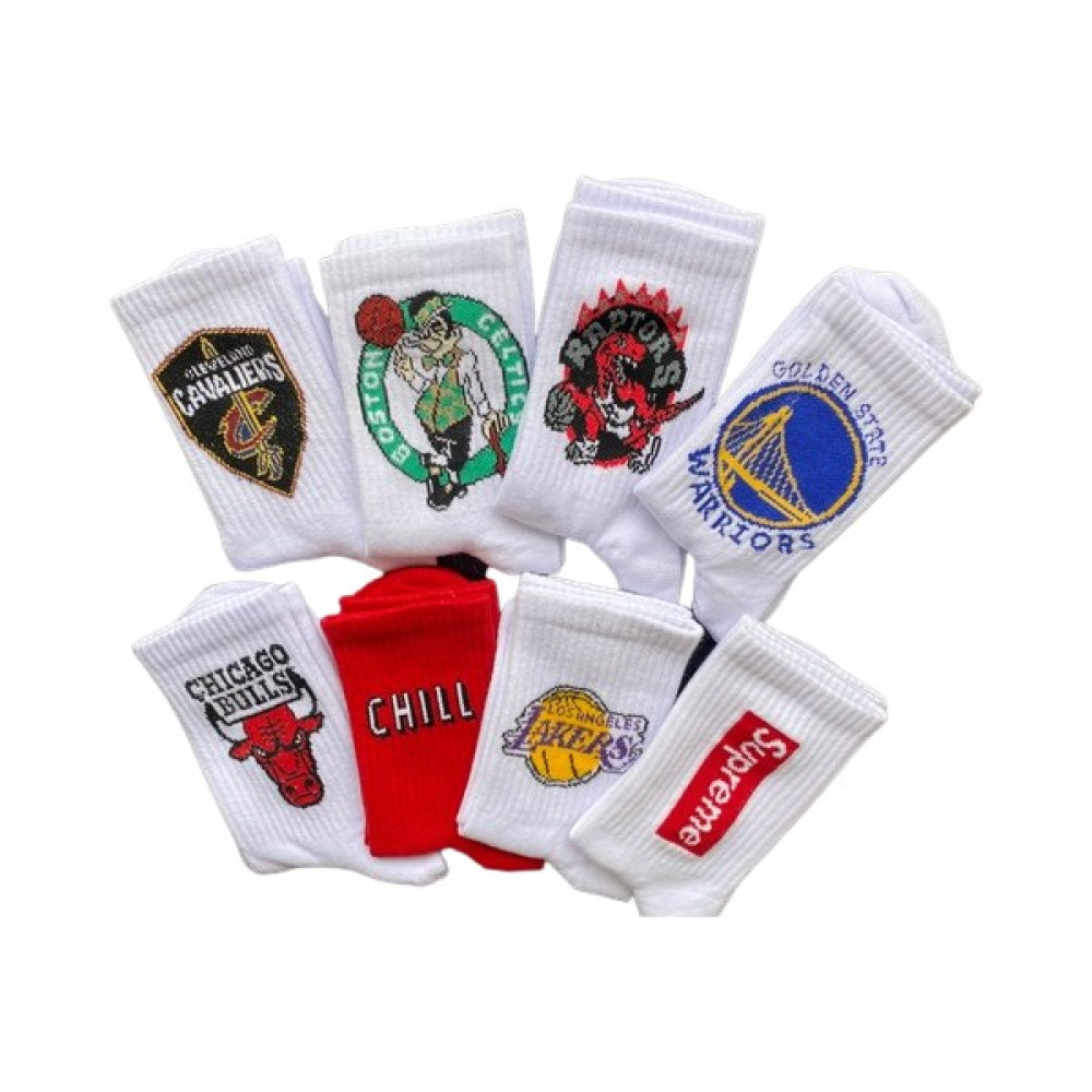 Çorap Dünyam Unisex 8 'li Seri Basketbol Neşeli Kolej Tenis Çorap - Karışık - 36 - 44 Oto Boyaları Fiyatı