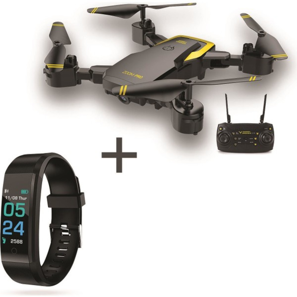 Corby CX007 Zoom Pro Smart Katlanabilir Drone + Polosmart PSSW01 Akıllı Bileklik Drone Fiyatı