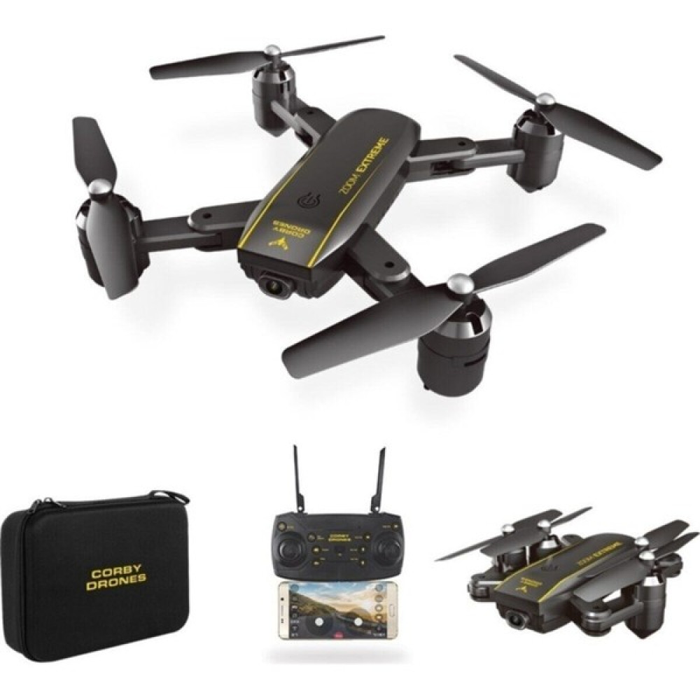Corby CX015 Wifi Kameralı Katlanabilir 1080P Smart Drone - Beyaz Drone Fiyatı
