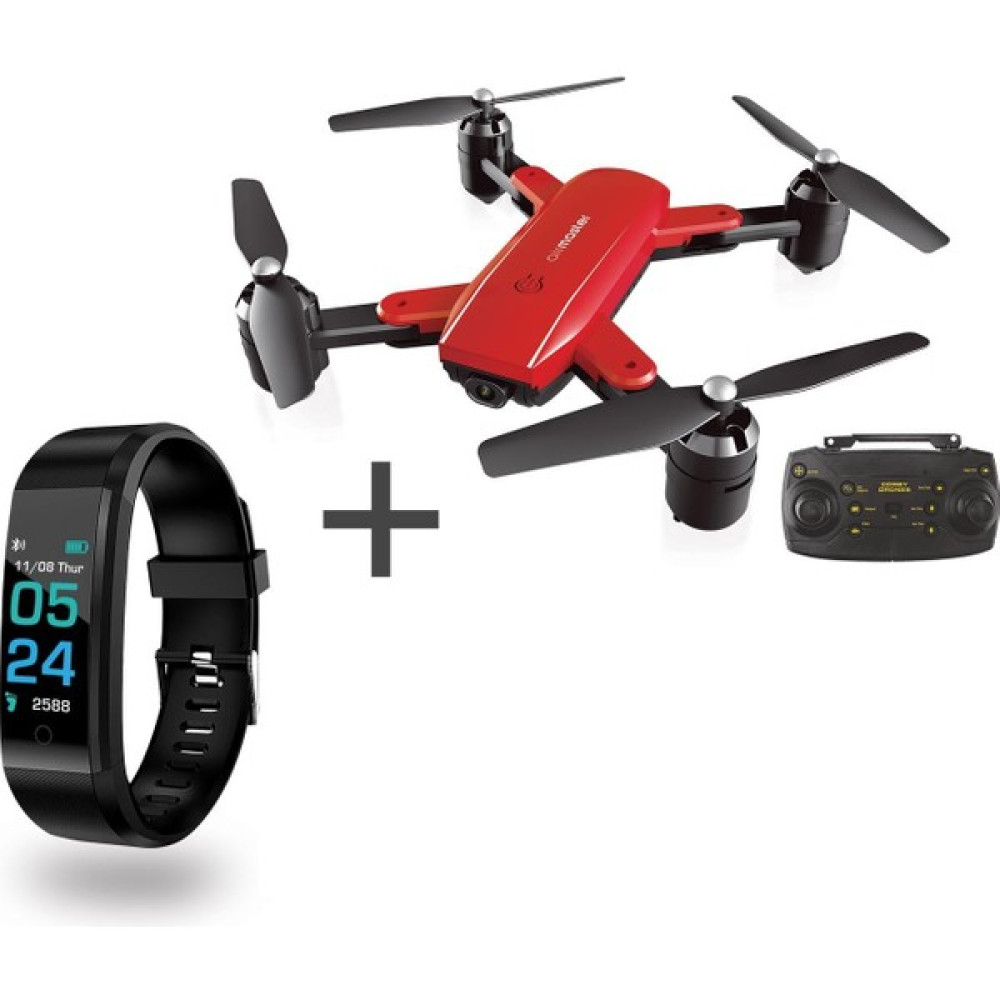 Corby SD01 Air Master Katlanabilir Drone Kırmızı + PSSW01 Akıllı Bileklik Siyah Drone Fiyatı