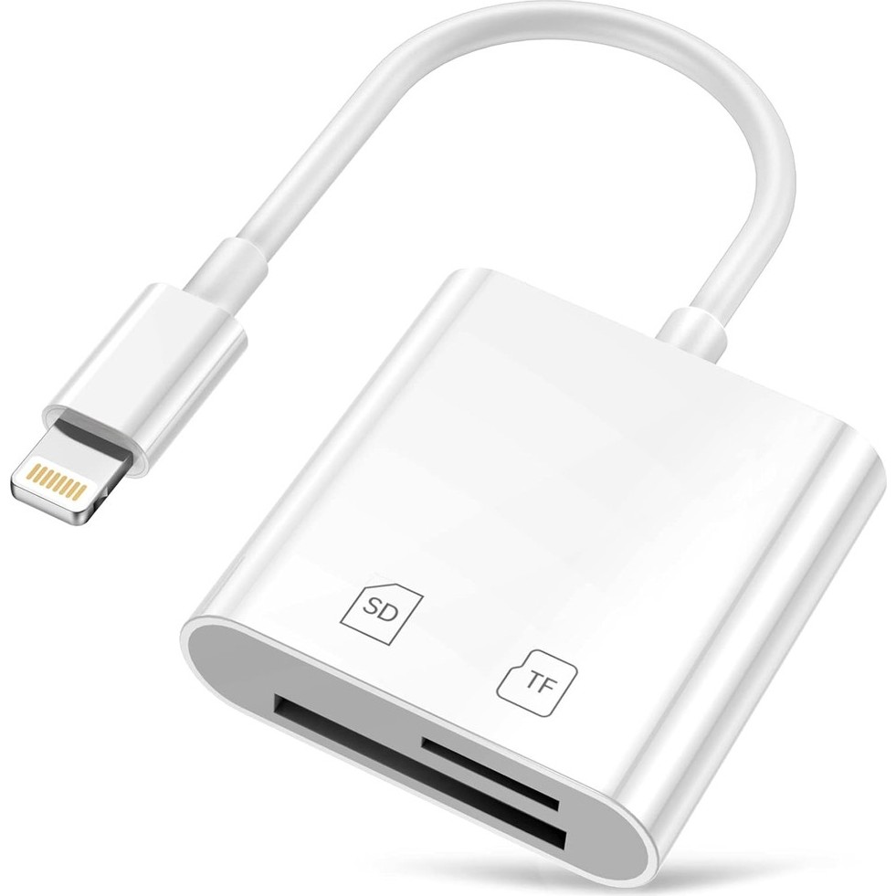 Corcoz Lightning To Sd Card Camera Reader Kablo Iphone Sd Micro Okuyucu Kablo Adaptör - CZ54 Cep Telefonu Şarj Cihazı Fiyatı