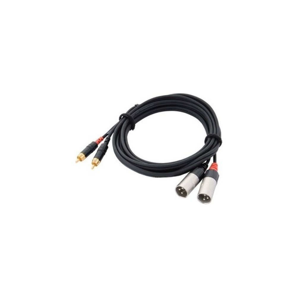 Cordial CFU3MC Xlr M - Rca M Kablo - 3m Görüntü Kablosu Fiyatı