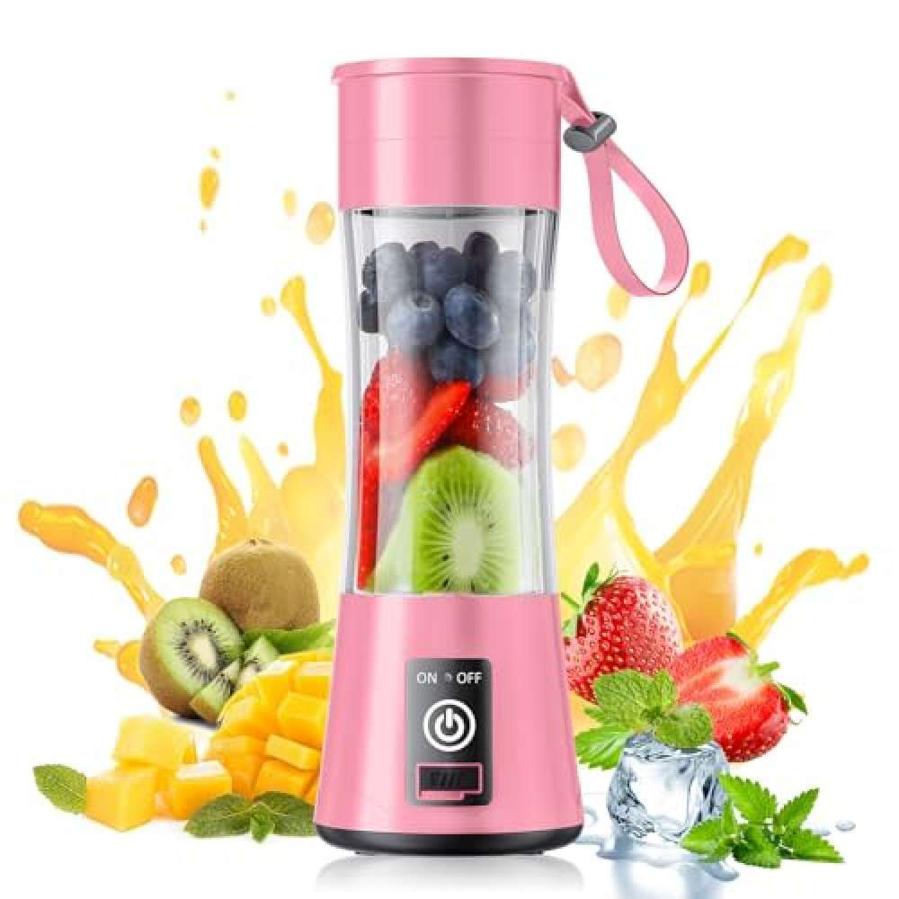 Cordless Portable Personal Size Blender - Mini Blender Make Smoothies and Shakes, 380Ml BPA Free Travel Cup, Powerful Blending Suit in Office/Home/Gym Blenders Fiyatı