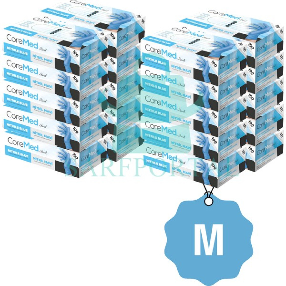 Core Med Mavi Nitril Muayene Eldiveni Pudrasız 1 Koli 20 Paket - Medium - M SSD / Solid State Drive Fiyatı