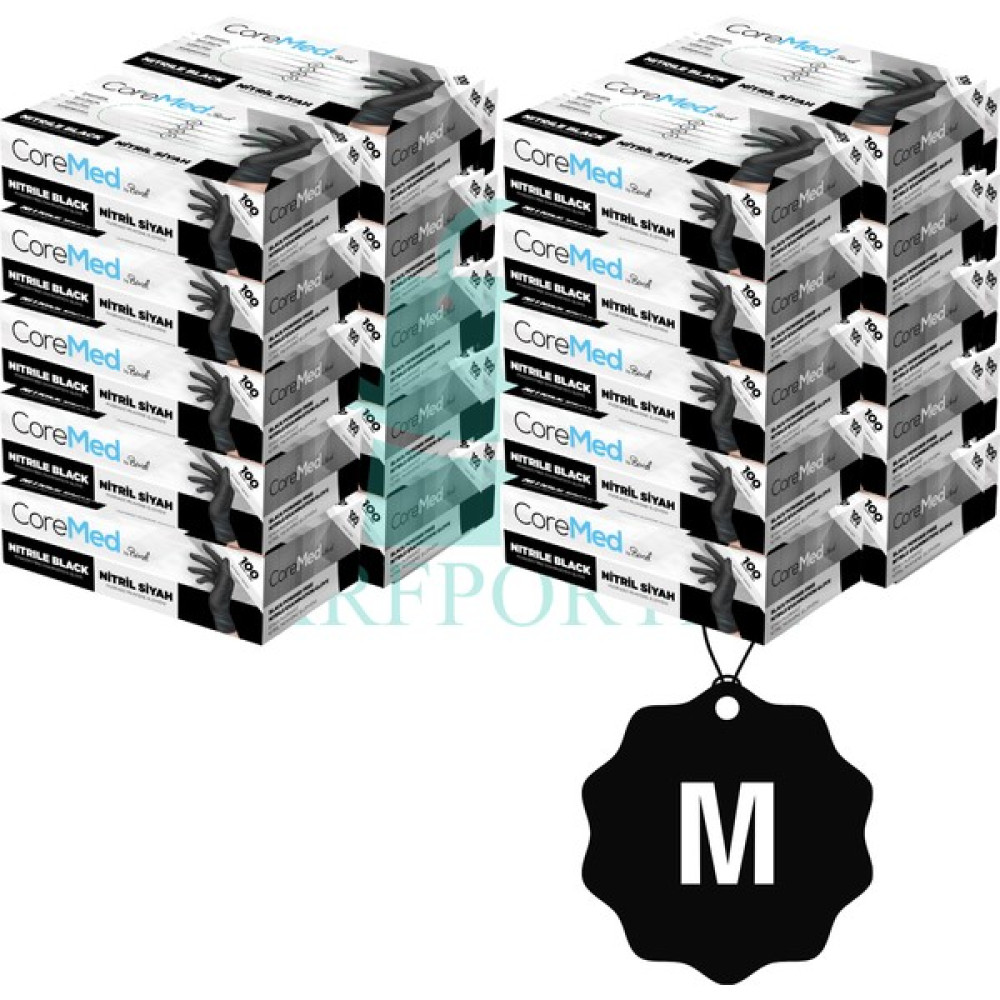 Core Med Siyah Nitril Muayene Eldiveni Pudrasız 1 Koli 20 Paket - Medium - M SSD / Solid State Drive Fiyatı