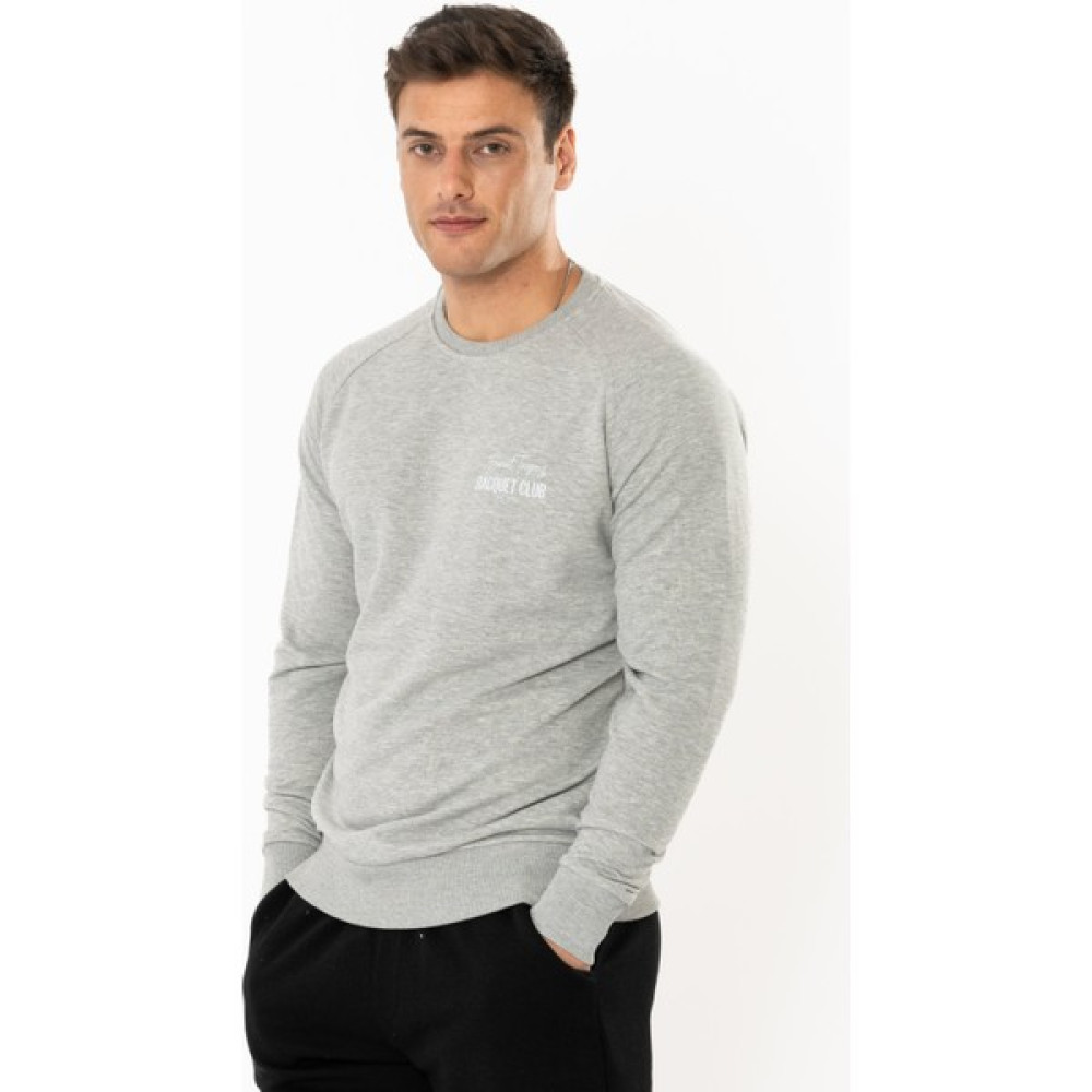 Coredra Racquet Lover Regular Sweatshirt Erkek - Gri Erkek Sweatshirt Fiyatı