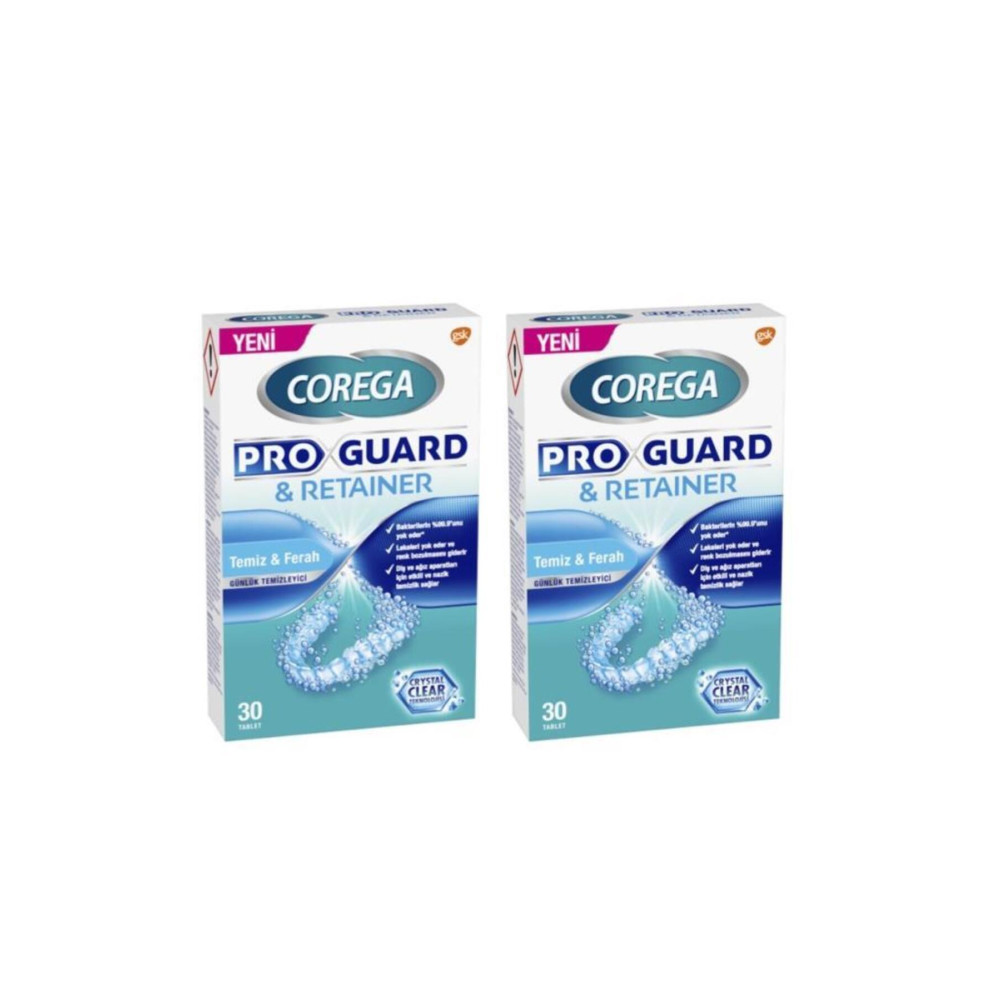 Corega Proguard & Retainer Diş Apartı Temizleyici Tablet 60lı Ağız ve Diş Sağlığı Fiyatı