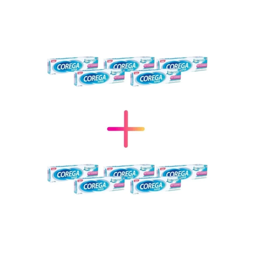 Corega Super Diş Protezi Yapıştırıcı Krem Tatsız 40G X 10 Kutu Ağız ve Diş Sağlığı Fiyatı