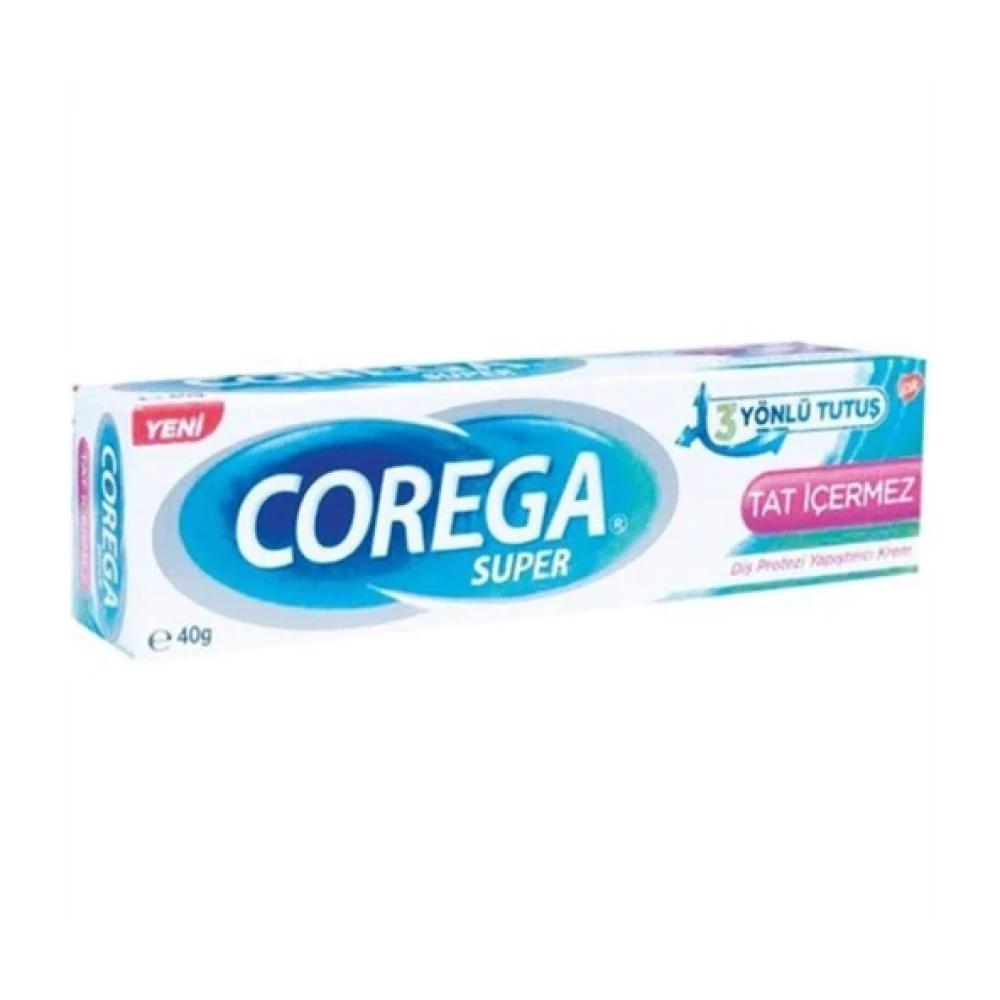 Corega Super Protez Yapistirici 40 Gr Krem Tatsiz Diş Beyazlatıcılar Fiyatı