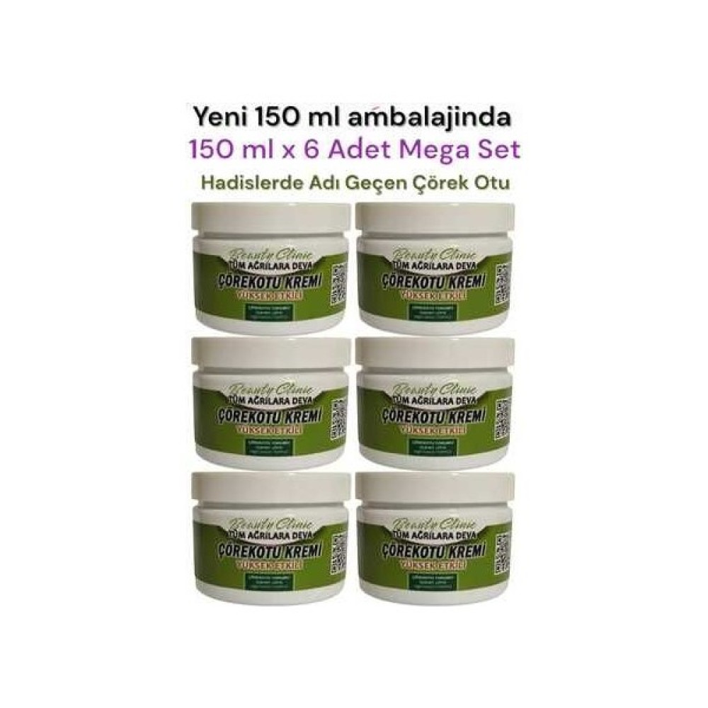 Çörek Otu Kremi 150 ml * 6 Adet Set - Ağrılarınız Için Nemlendiriciler Fiyatı