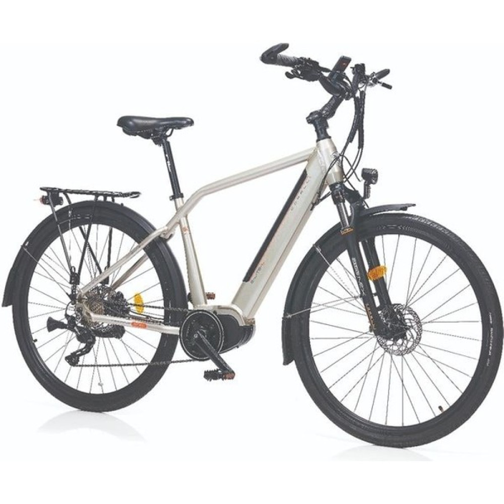 Corelli E-Lıte-L Elektrikli Erkek Şehir Bisiklet 48CM Hd 28 Jant 10 Vites Gray Elektrikli Bisikletler Fiyatı