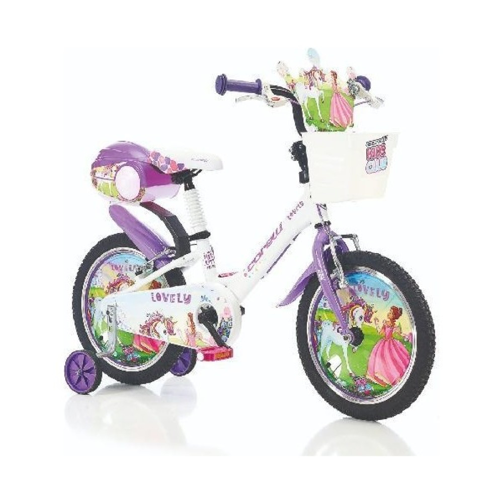 Corelli Lovely 16 Jant Çocuk Bisikleti Beyaz Kırmızı Çocuk Bisikletleri Fiyatı