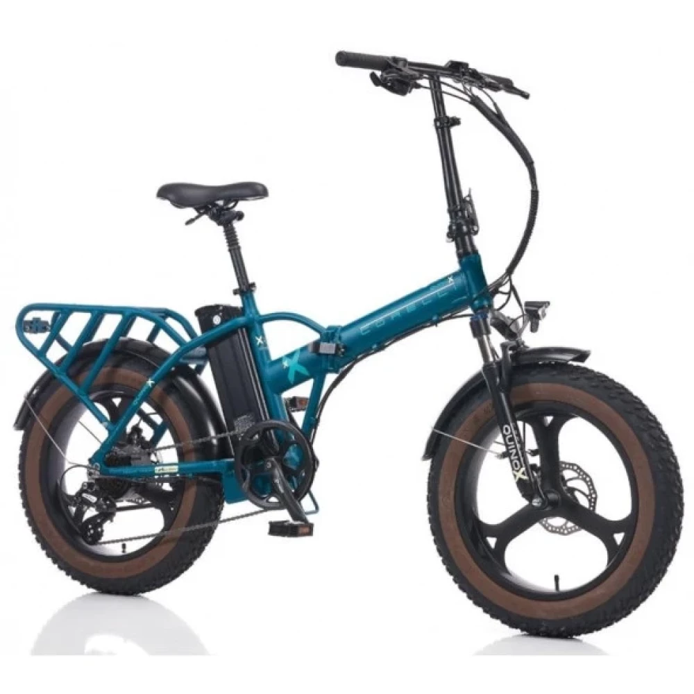 Corelli Quınox Fat Bıke Elektrikli Katlanır Bisiklet 42Cm Md 20 Jant 8 Vites Dark Green Elektrikli Bisikletler Fiyatı