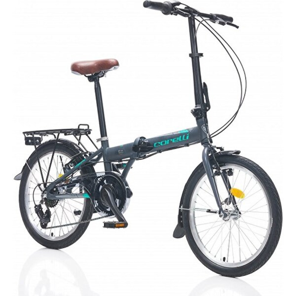 Corelli Simple 20 Jant 16''katlanır Bisiklet Gri-Yeşil Katlanabilir Bisiklet Fiyatı