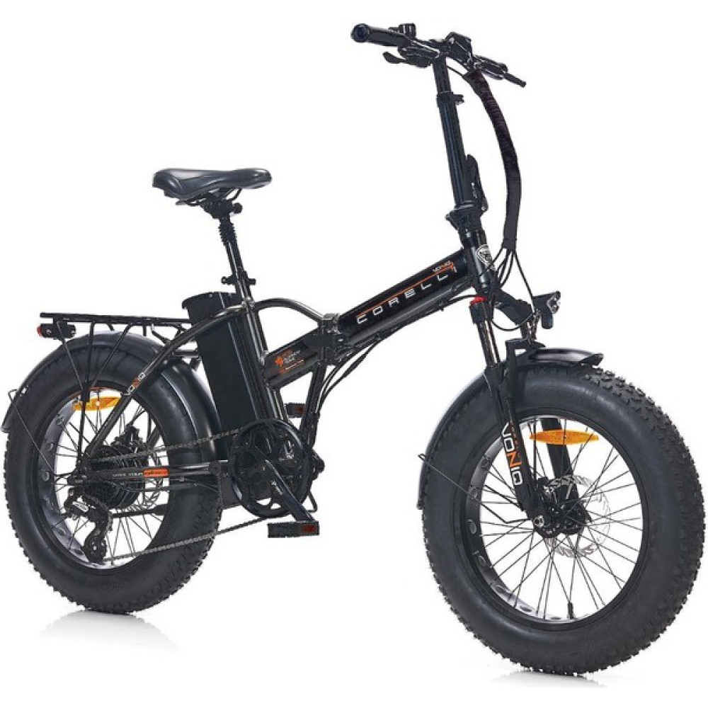 Corelli Voniq 20 Jant 42 Folding Fat Bike Elektrikli Bisiklet Siyah Elektrikli Bisikletler Fiyatı