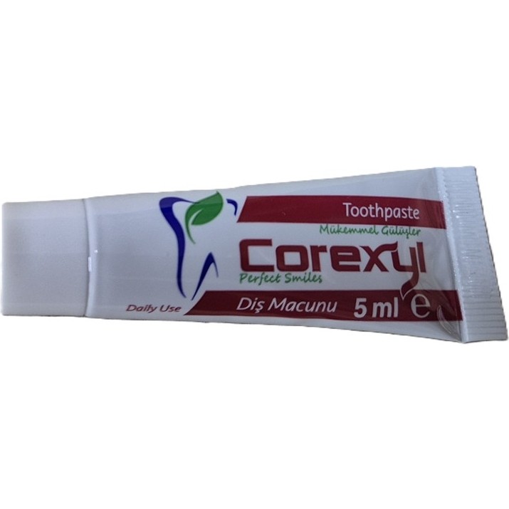 Corexyl Mini Diş Macunu 5 ml Kullan At Diş Macunu Seyahat Diş Macunu 100 Adet Diğer Fiyatı