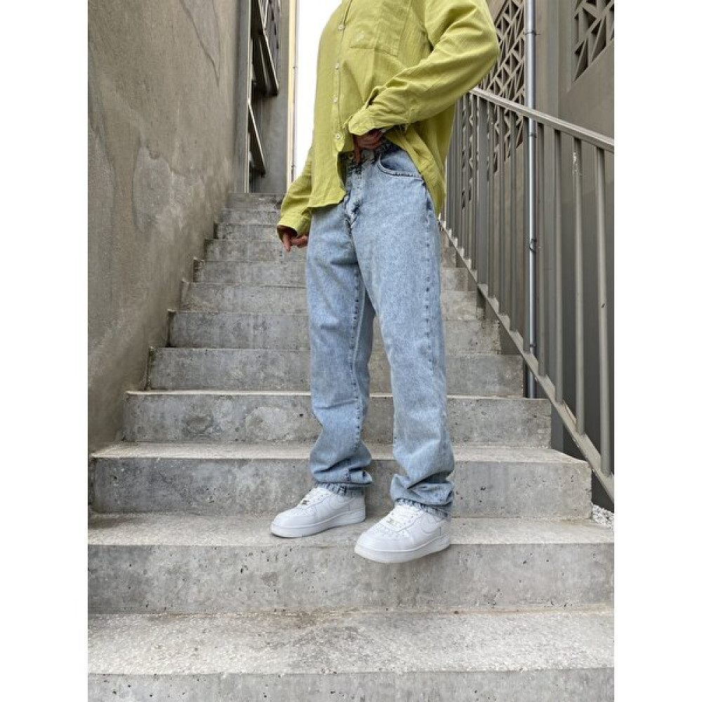 Corfixman Baggy Buz Mavisi Pantolon Erkek Jeans / Kot Pantolon Fiyatı