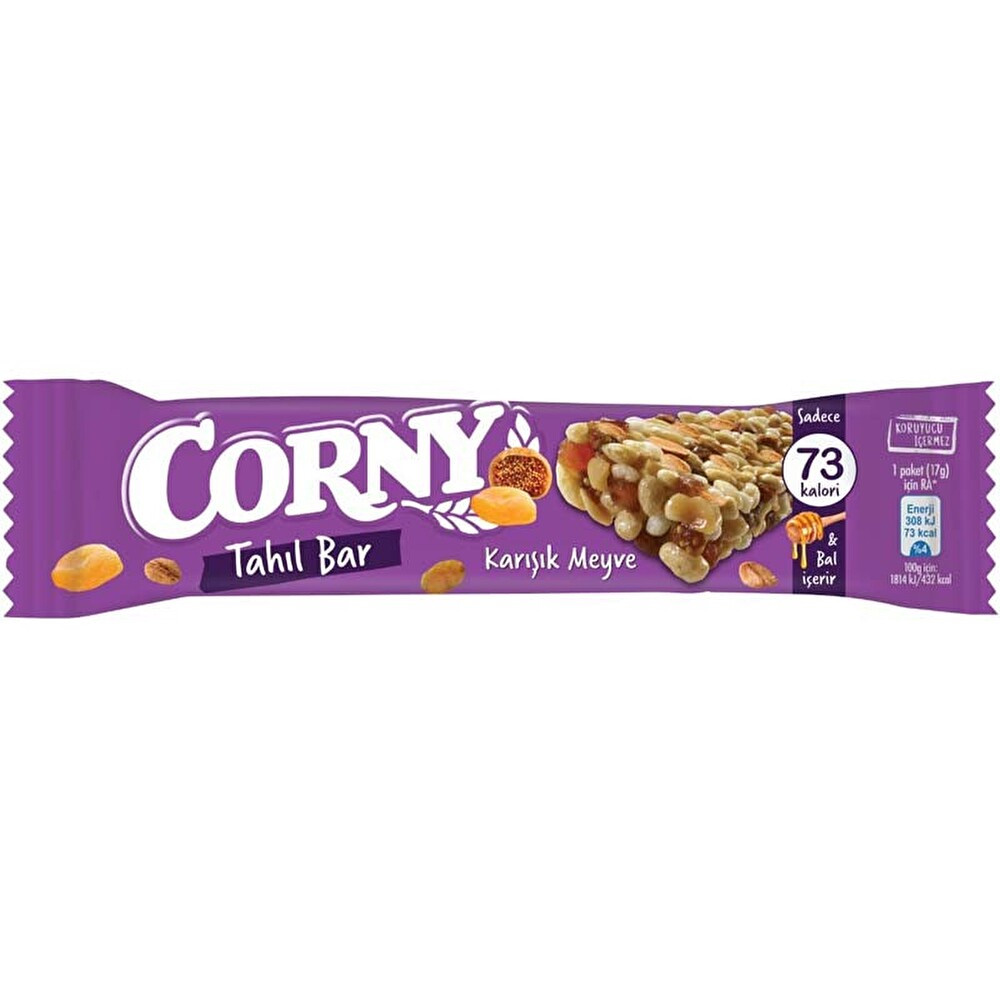 Corny Karışık Meyve Tahıl Bar 17 G Bisküvi ve Kek Fiyatı